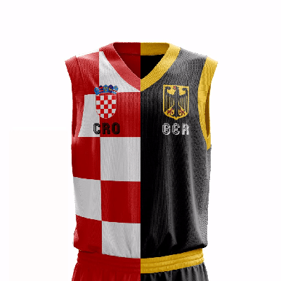 Half and Half Basketball Jersey