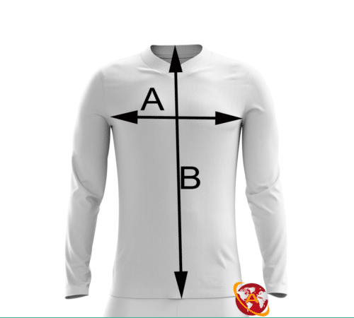 Longsleeve KTRX-Multinational Half and Half Football Jersey