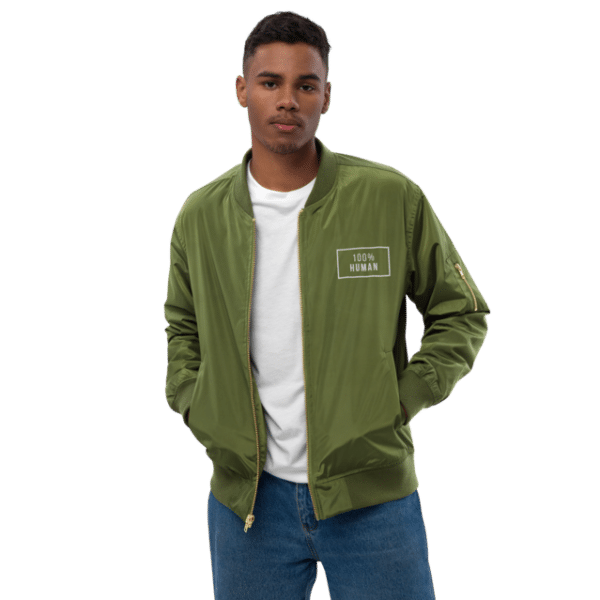 Nationality Human Unisex Premium Recycled Bomber Jacket